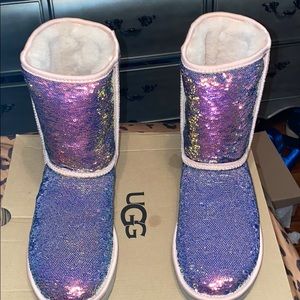 Cosmo sequin Ugg boot worn three times